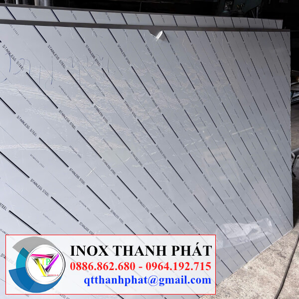Tấm Inox 304 Dày 6mm ✔️Kích Thước Chuẩn 💥Giá Tốt