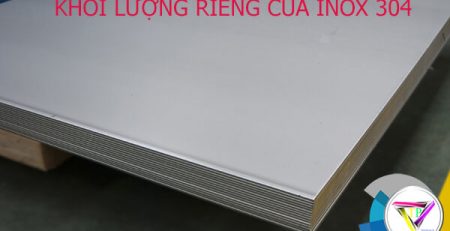 khối lượng riêng của inox 304, 201, 316